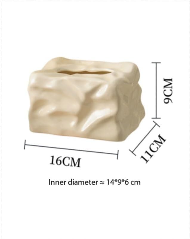 Tissue Box Paper Household Living Room Coffee Table Ceramic Napkin