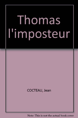 Thomas l'imposteur [French] B003B165Q8 Book Cover