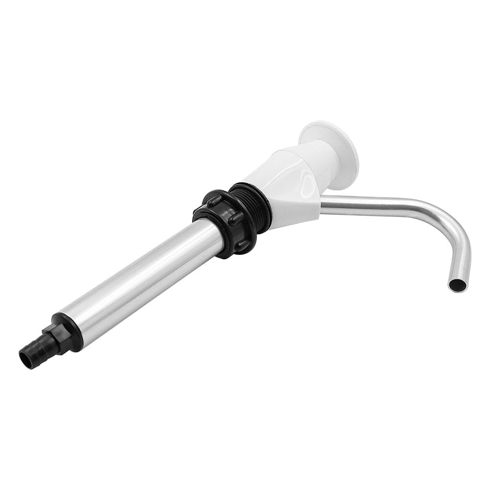 Pompe à Eau Manuelle pour évier, Pompe à Eau Manuelle, Outil de pompage de Remplacement pour Camping-Car, remorque, Camping-Car, Bureau, Voyage, Bateau (Noir + doré)