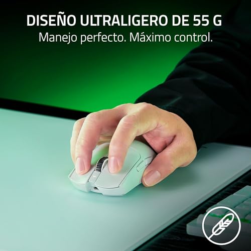 Miniatura 3 de Razer Viper V3 Pro - Ratón inalámbrico Ultraligero Esports Gaming (8K Hz HyperPolling, diseño Ligero de 55g, Sensor Focus Pro 35K dpi, HyperSpeed Wireless, 95 Horas de duración) Blanco