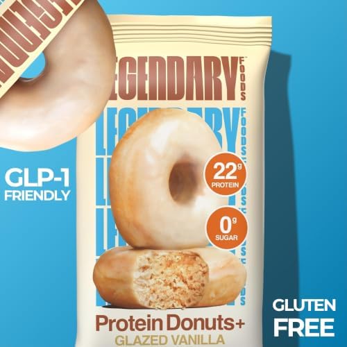 Legendary Foods High Protein Donuts, Glazed Vanilla, Low Carb, Low Sugar — view 6