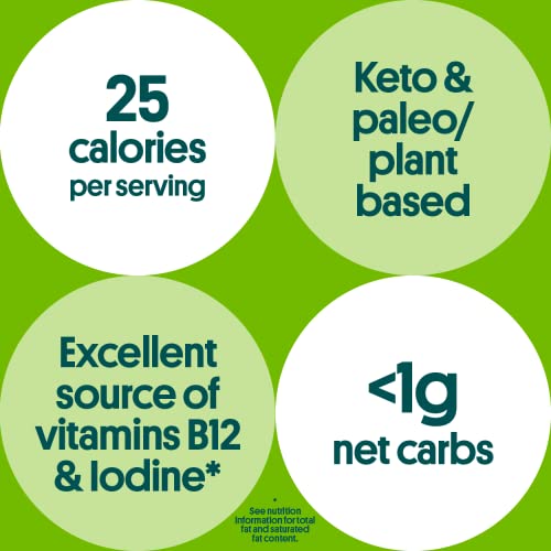 Gimme - Sea Salt & Avocado Oil - 20 Count - Organic Roasted Seaweed Sheets - Keto, Vegan, Gluten Free - Great Source Of Iodine & Omega 3’S - Healthy On-The-Go Snack For Kids & Adults #TOP2