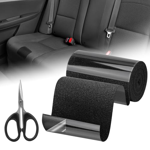 Bateya Gewebe-Reparaturband für Segeltuch Markise 10x200 cm Flicken Selbstklebend Stoff Autositz Reparatur Stoffklebeband für Sofa Bürostuhl Risse oder Löcher in Stoff Zelt Segel- Schwarz