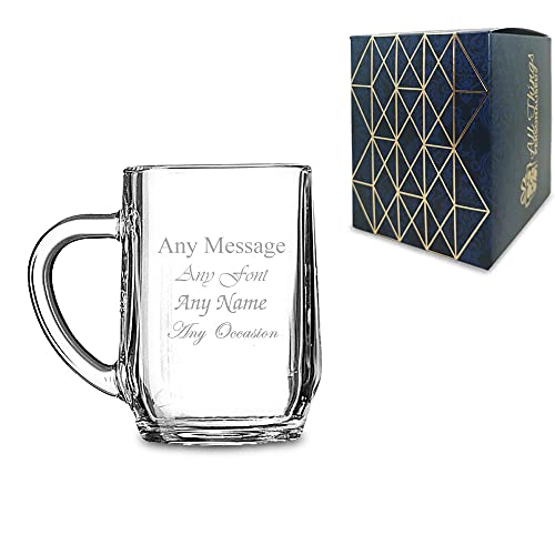Personalised Engraved Haworth Half Pint Tankard, Arrives Gift Boxed, Perfect for Beer Lovers and Any Occasion