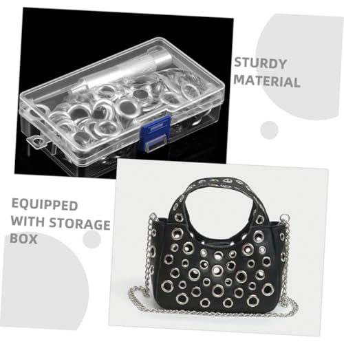 Oeillets métalliques durables Operitacx pour fixer rideaux et tissus - 8