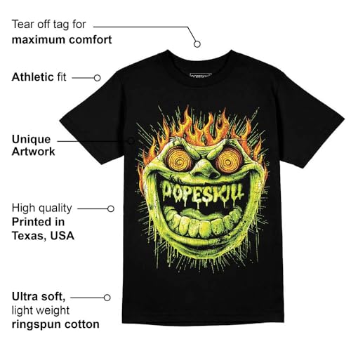 Image of DopeSkill Halloween Graphic Tee Streetwear Hip Hop Hypebeast Unisex T-Shirt Sneaker Colour Matching Shirts Spooky Graphic