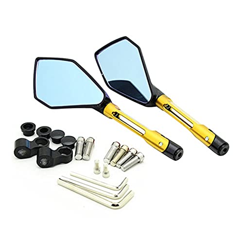 Espejo retrovisor de moto CNC con vidrio azul antirreflejos para X-ADV 750 y Grom