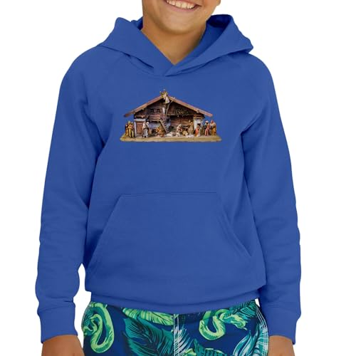 Sweat à capuche enfant crèche de Noël idée cadeau de naissance - 2