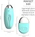 Huevo vibro con mando a distancia: 10 vibraciones, mini huevo vibrador resistente al agua para mujer con mando a distancia - huevo vibro mini vibrador con mando a distancia y bolas de amor M72
