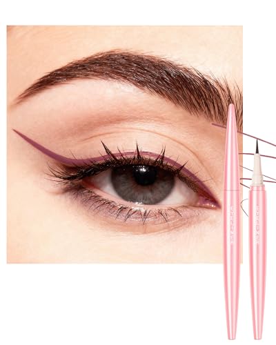 Delineador líquido color rosa resistente al agua miniatura 1