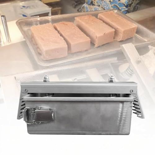 Prensa de jamón manual con molde rectangular de acero inoxidable para carne 6