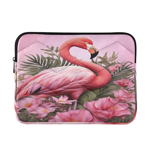 Funda para portátil 13-14 pulg rosa flamenco impermeable y antichoque
