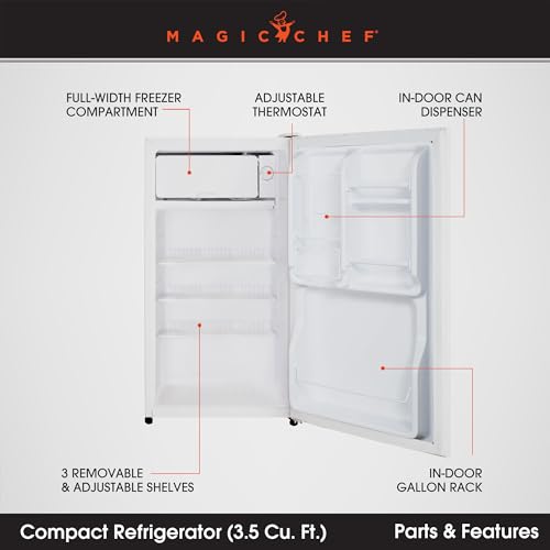 Magic Chef MCBR350W2 Compact Refrigerator thumb #3