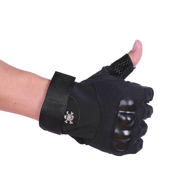 Foto 5 de 7 de HULA Guantes de Linterna LED, Guantes de Luz Iluminados Esqueleto de Fiesta (Rojo)