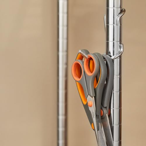 Shelf Pole Hooks 5-Pack | Chrome Variety Pack for Hanging | Snap-On Hooks for 1 Inch Poles | Wire & Metal Shelving Hooks for Kitchen, Garage & Home Organization by SHELF POLE HOOKS THINK OUTSIDE THE POLE - Image 5