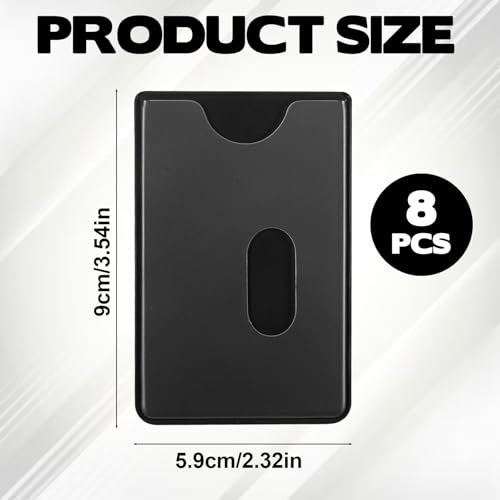 8 Stück RFID Blocker Kartenhülle, RFID Blocker Karte, Kreditkartenhülle Schutz,Kartenhülle Für Kreditkarten Und EC Karten, NFC Schutzhüllen, Credit Card Protector – Bild 3