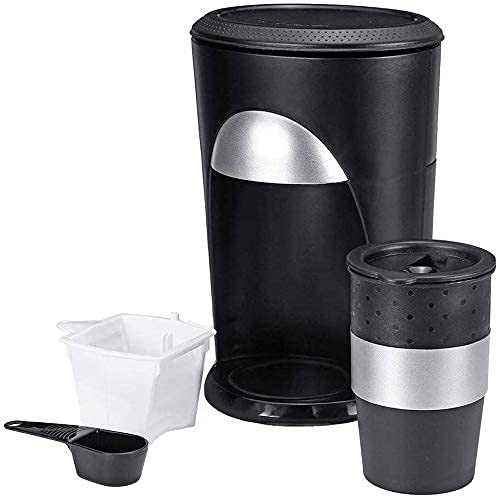 QJRGUY Filter Single Maker Drip Pot Small Coffee Machine with Cup Automatic Off
