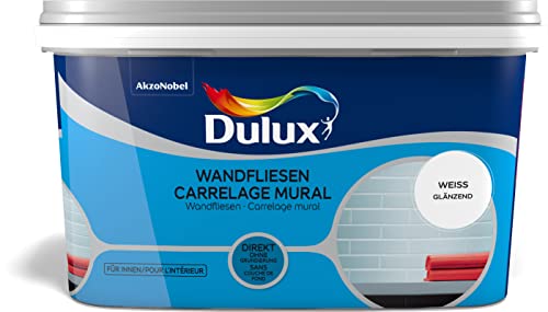 Dulux Fresh up WANDFLIESENFARBE GLZ WEISS, 2 L, 5280694, weiss glänzend