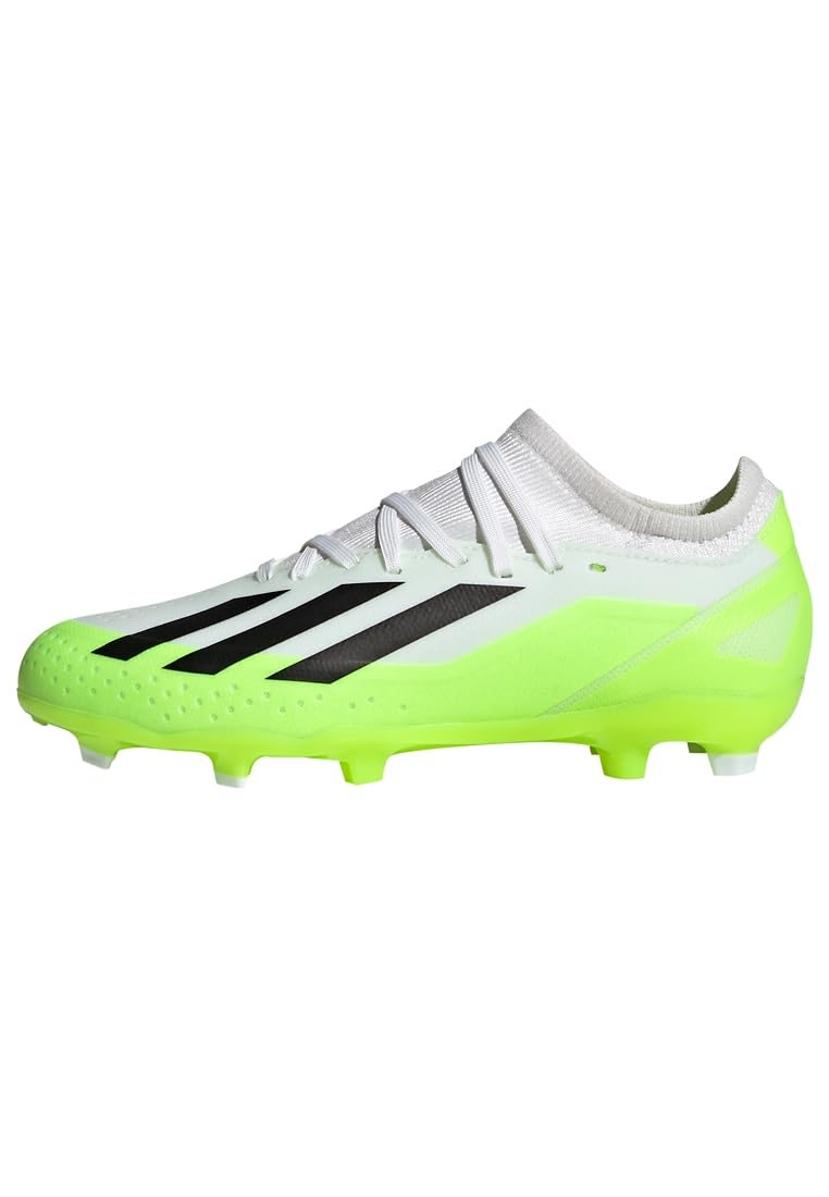 Adidas Boys White Kids' X Crazyfast.3 Fg Firm Ground Football Boots in Size C10, Sports Direct