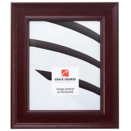 Craig Frames FM97MA 22 by 28-Inch Picture Frame, Smooth Wrap Finish, 2-Inch Wide, Mahogany by Craig Frames - Used condition - US$18.58