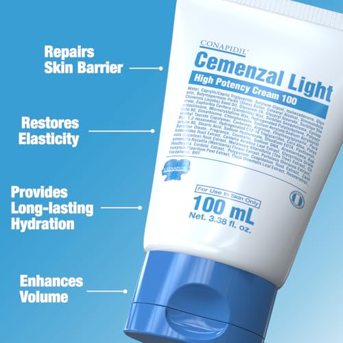 Cemenzal Light Volufiline 5000ppm & Centella Asiatica, Korean Moisturizer for Skin Barrier Repair & Volume Boost, Korean Skin Care, Moisturizer for Oily Skin & Sensitive, and All Skin Types, 100 mL - Image 3