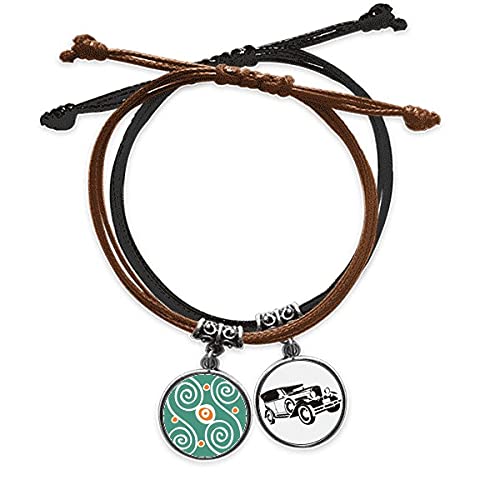 Bracelet corde main plantes vertes pour vos aventures et voyages