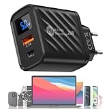 Confort de charge: avec une fonction d'affichage numérique, ce chargeur mural USB vous permet de surveiller l'état de charge de votre appareil, car le courant diminue lorsque le processus de chargement est presque terminé.