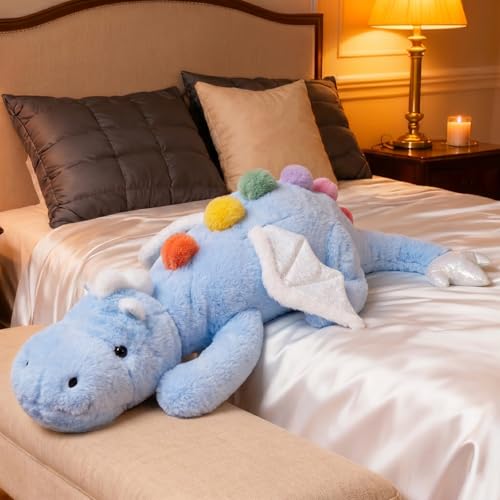 ARELUX Large 50in 3Lb Cute Dragon Stuffed Animals Plush Toy