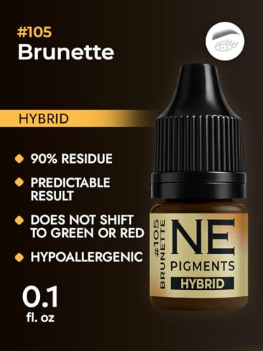 Brunette by Elena Nechaeva 3ml Tattoo Ink Pigment for Rich Color - Image 2