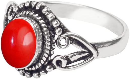 Gemstone Ring, Silver Ring, Silver Overlay Handmade Ring, Bohemian Jewelry, Silver Ring For Women Girls All Size US, Anniversary Gift, Gift For Her, Christmas Gift