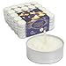 New York Candle and Company Unscented Candles Set, Tealight, White 125 ct