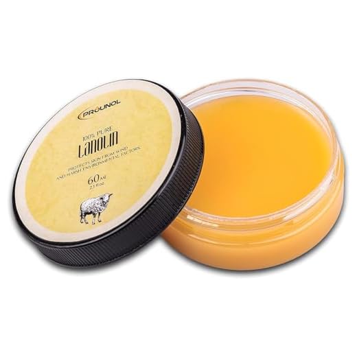 Prounol Lanolin Wollfett Anhydrat, wasserfreie Zugabe für Kosmetik für Pflege Trockener Haut 60ml