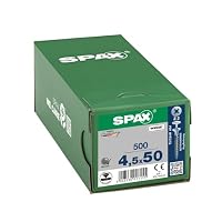 SPAX Universalschraube, 6,0 x 50 mm, 200 Stück, T-STAR plus, Senkkopf, Vollgewinde, 4CUT, WIROX A3J, 1191010600505 – Ansicht 3
