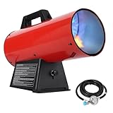 Hipicute 60,000 BTU Forced Air Propane Heater,10 ft Hose with Regulator Included,Portable for Garage,Shop, Jobsite,Construction Sites