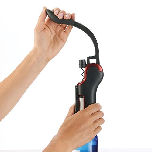 Connoisseur's Compact Wine Opener with Built-in Foil Cutter - Thumbnail 5