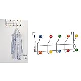 Material ;Metall und Kunststoff Farbe: 10 bunte Haken in der Farbe Orange, rot, blau, gelb und grün