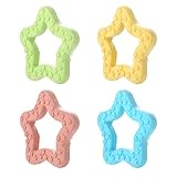 1Pcs Dog Chew Toys Pet Teeth Cleaning,Random Color Dog Teeth Chew Cleaner Toys,Star Shaped Elasticit