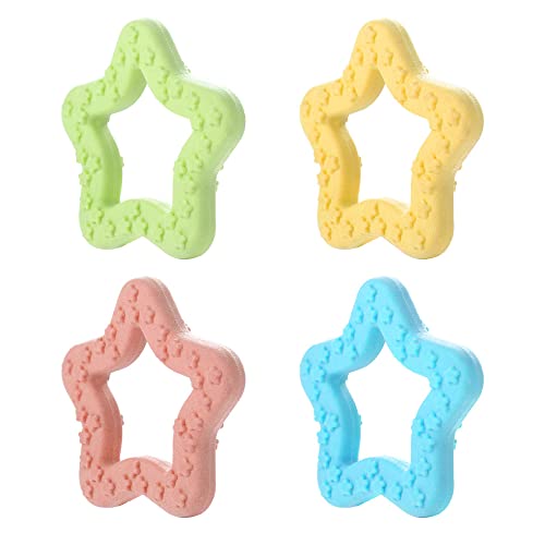 1Pcs Dog Chew Toys Pet Teeth Cleaning,Random Color Dog Teeth Chew Cleaner Toys,Star Shaped Elasticity Chew Resistant Toys #TOP26