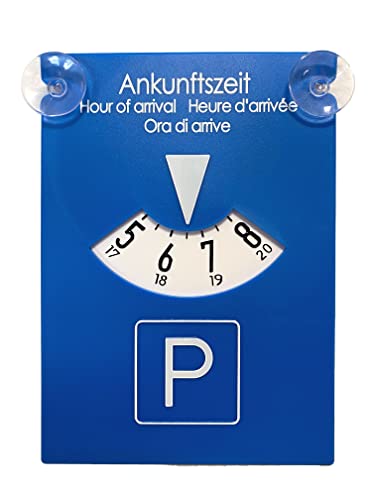 HP Autozubehör 19940 Parkscheibe Hart KST mit Zwei Saugnäpfen