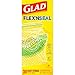 Glad Flex'N Seal Food Storage Plastic Bags, Quart, 38 Count (Package May Vary)