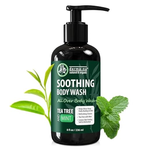 Antifungal Antibacterial Soap & Body Wash - Natural Anti-Fungal Treatment with Tea Tree Oil for Jock Itch, Athletes Foot, Body Odor, Nail Fungus, Ringworm, Eczema & Back Acne - For Men and Women - 8oz