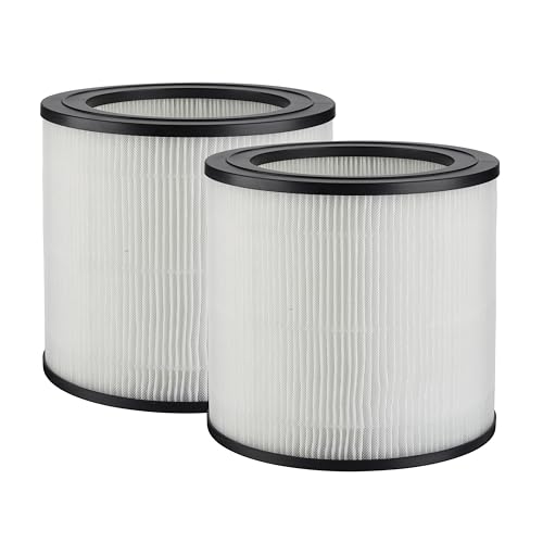 Supremery FY0611 Filtr zamienny kompatybilny z Philips 600 serii AC0650/10 AC0651/10 oczyszczacz powietrza, filtr zamienny FY0611/30 (2 sztuki), 2 w 1, H13 True Hepa z filtrem wstępnym