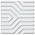 Art3d Decorative 3D PVC Wall Panel for Interior Décor, 12-Pack 19.7 x 19.7 in., 32 Square Feet, Stripe