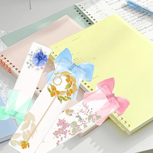 Kit d'artisanat blank clear de marque-pages en acrylique pur pour finitions pro - 3