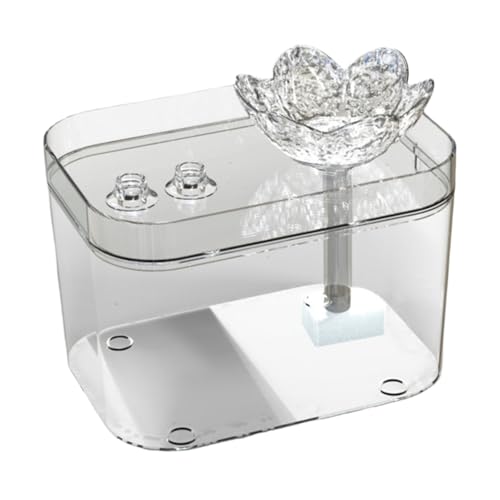Fuente de agua para gatos,Recipiente Filtrado Recargable USB - Dispensador de Agua Automático Insonorizado para Gatos - Para Gatitos Interior Hogar Mascota