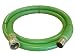 Abbott Rubber PVC Suction Hose Assembly, Green, 2" Female Cam and Groove X Male NPT, 65 psi Max Pressure, 20' Length, 2" ID