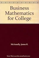 Business Mathematics for College 031493202X Book Cover