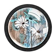 Cabinet Pulls Size: Top Diameter 1.37 inch(35mm), Base Diameter: 0.66 inch (17mm),Projection: 1.1 inch (28mm). Provide two different screw sizes to meet the needs of different dresser (1.37" and 1.1"). Please check the size of the handle and hole cen...