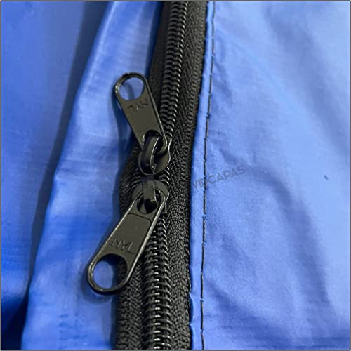 Capa Anti Alérgica Impermeável Hospitalar Silenciosa Para Colchão de Solteiro Azul (A 20 x L 78 x C