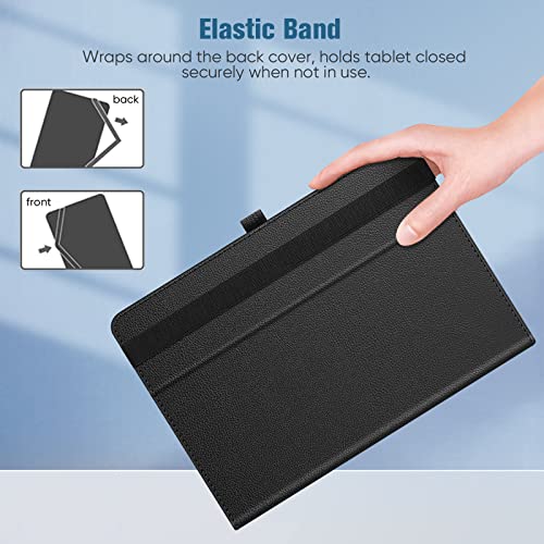 Fintie Universal Rotating Case For 9 10 10.1 Inch Tablet - 360 Degree Rotating Smart Protective Stand Cover With Pocket Compatible With 9" - 10.9" Touchscreen Tablet (Black) #TOP7